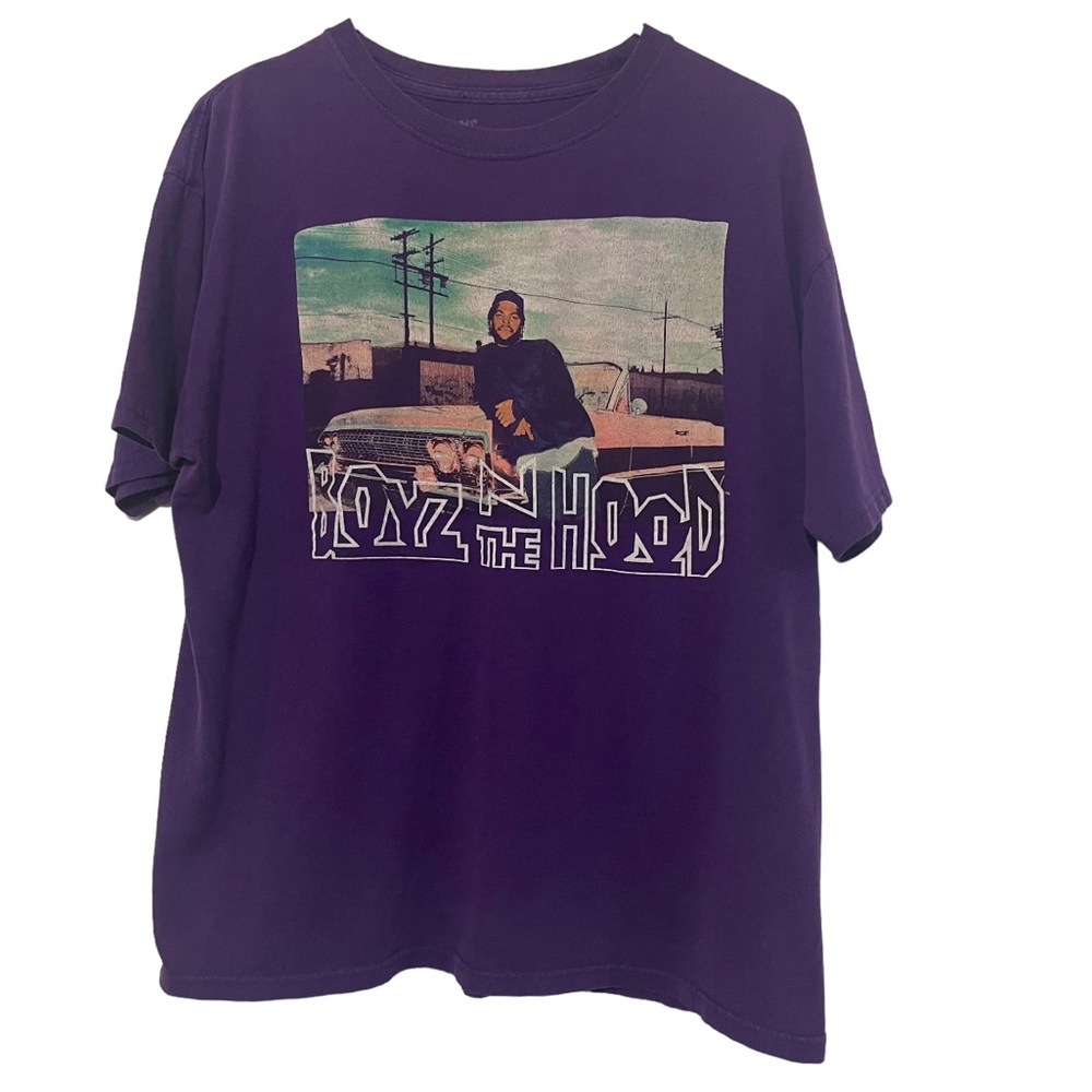 Philcos Shirt Men Large Purple Cotton Boys‎ N The Hood Ice Cube Short Sleeve Tee